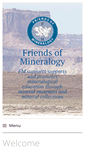 Mobile Screenshot of friendsofmineralogy.org