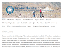 Tablet Screenshot of friendsofmineralogy.org